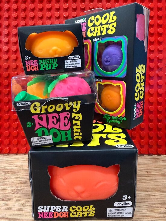 NEEDOH Other - NEW! 🌈 Orange SUPER CAT 4 PACK! 🐈 w/ SUPER COOL CAT & GROOVY FRUIT